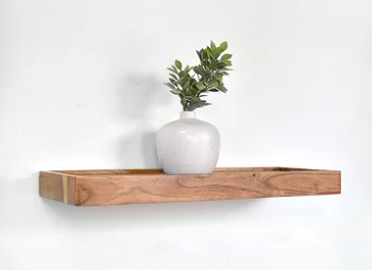 24" FLOATING WOOD SHELF