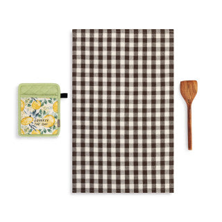 Lemons Hot Pad & Towel with Spatula Set