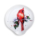 Cardinal and Holly Spoon Rest Stoneware