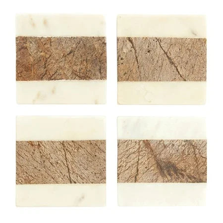 Marble Coasters, Set of 4