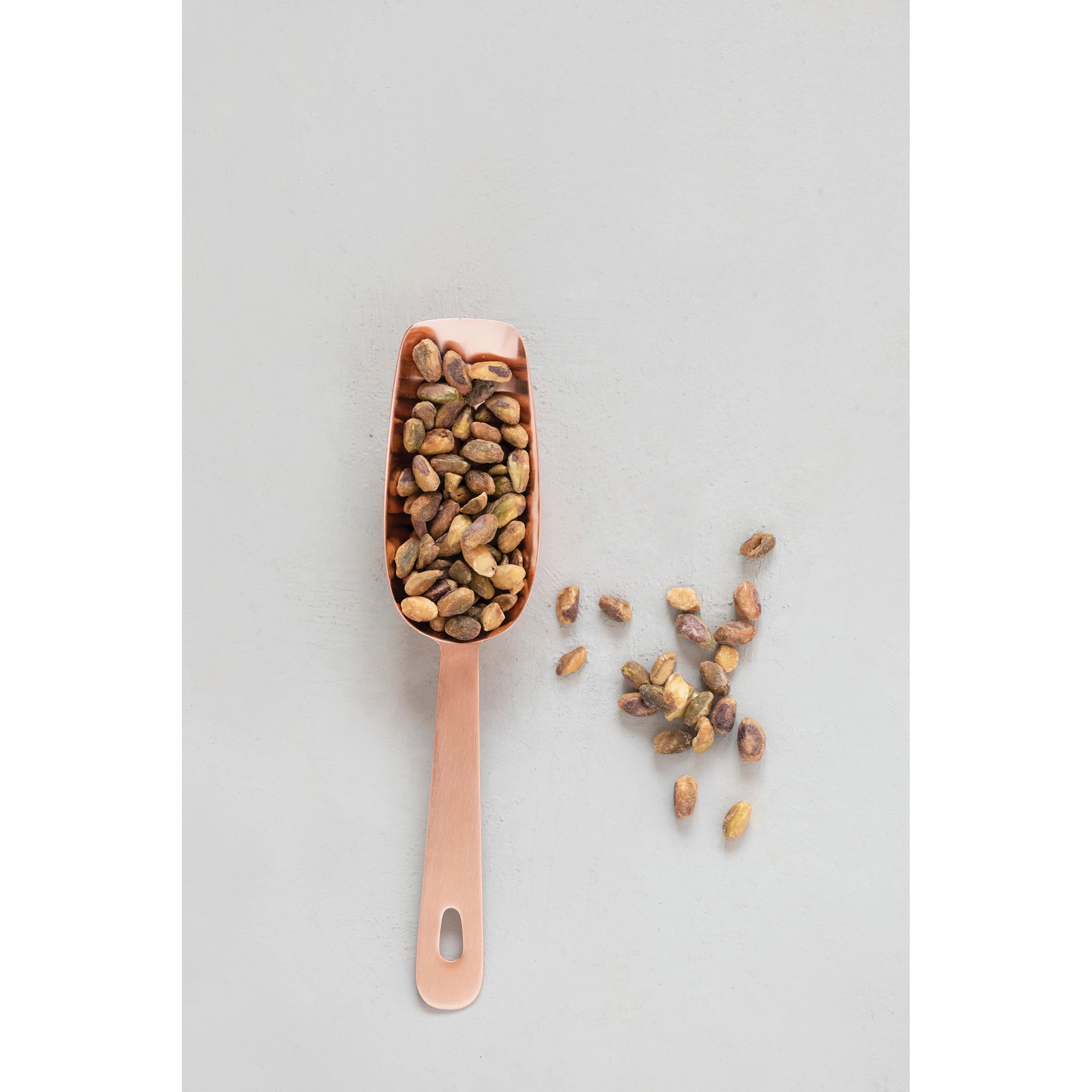 Stainless Steel Scoop, Copper Finish