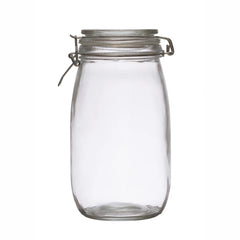 Glass Jar with Clamp Lid