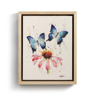 Butterfly Collection - Butterflies & Coneflower Wall Art