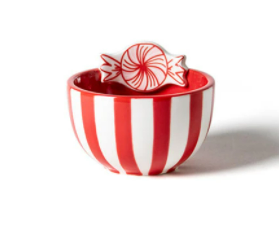 Happy Christmas Peppermint Embellishment Bowl