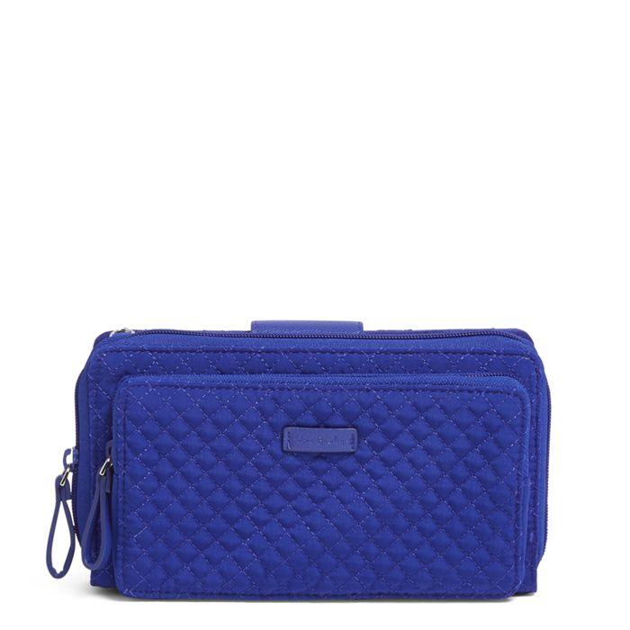 Vera Bradley Iconic Rfid Belt Bag (butterfly Flutter) Bags in Blue