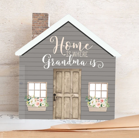 HOME IS WHERE GRANDMA IS SMALL SHAPE