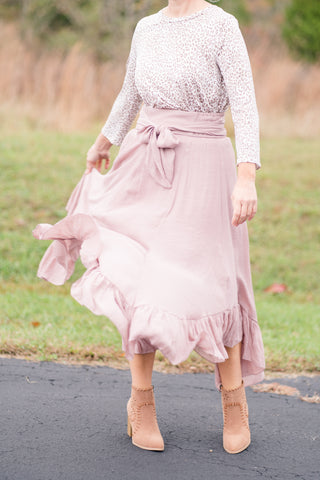 Dusty Mauve Skirt