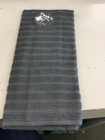 Gray kitchen towel