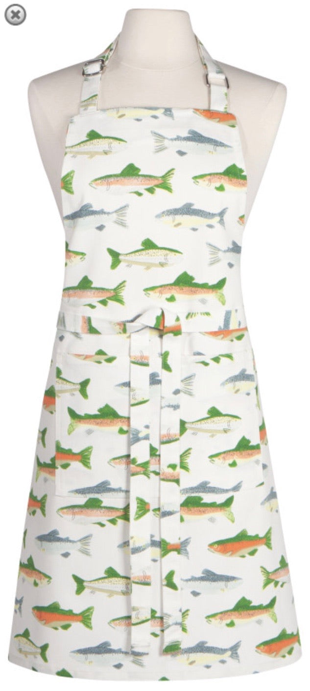 Gone Fishin Chef Apron