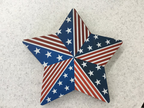 Wood Americana Star Block