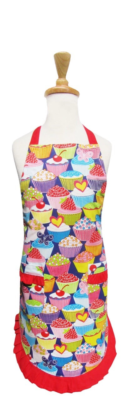 Girls cupcake apron