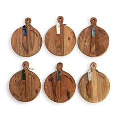 Mini Wood Serving Board - 6 Assorted