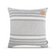 Gray/Blue Stripe Pillow