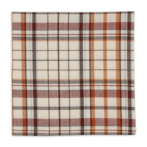 Spiced Dobby Plaid Napkin