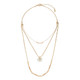 Beaded Love Necklace - Champagne