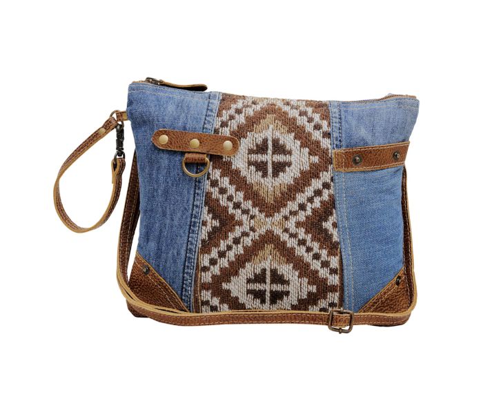 DENIM AZTECA SMALL & CROSSBODY BAG