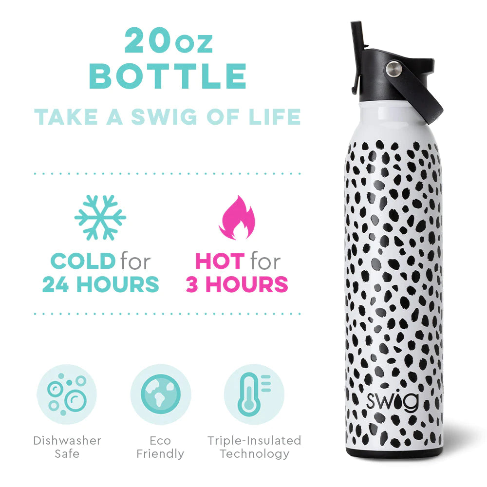 Spot On Flip + Sip Water Bottle (20oz)