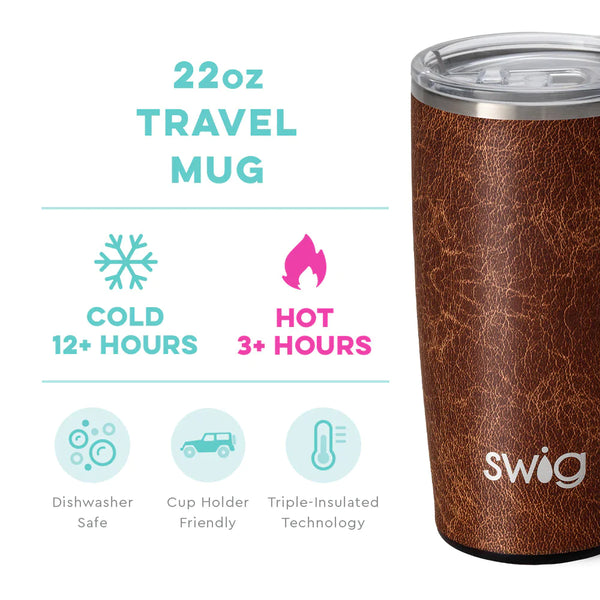 Swig Life - Leather Travel Mug (22oz)