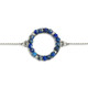 Circle Bracelet - Blue/Silver