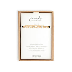 Pearls From Within Bracelet - Gold