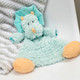 Darcy Dinosaur Rattle Blankie